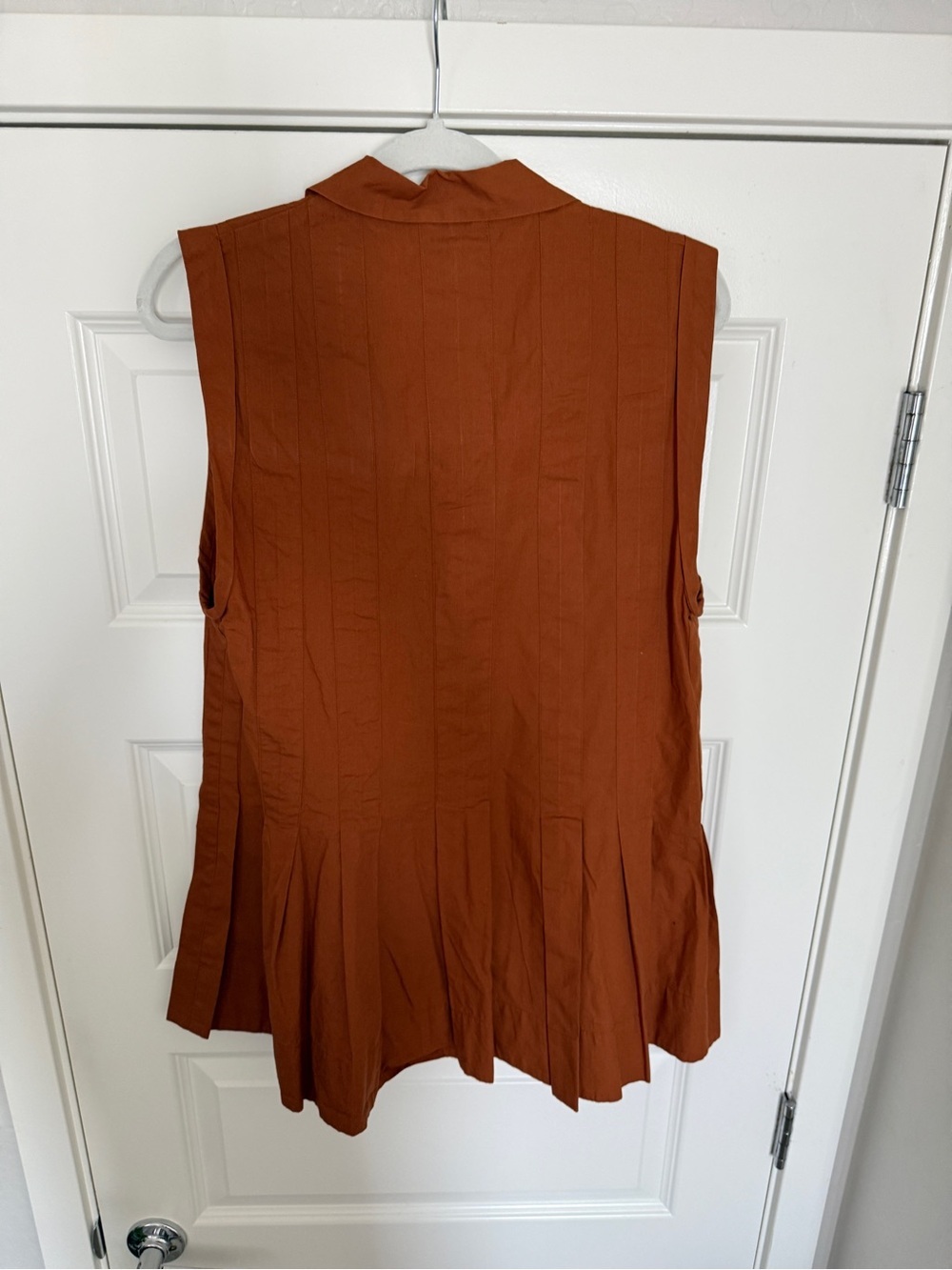 Free People Rust Mini Shirt Dress - Picture 4 of 8